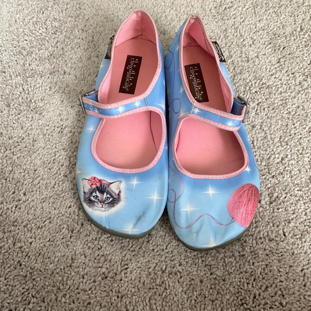 Hot Chocolate Design Sussy Cat Mary Jane Flats